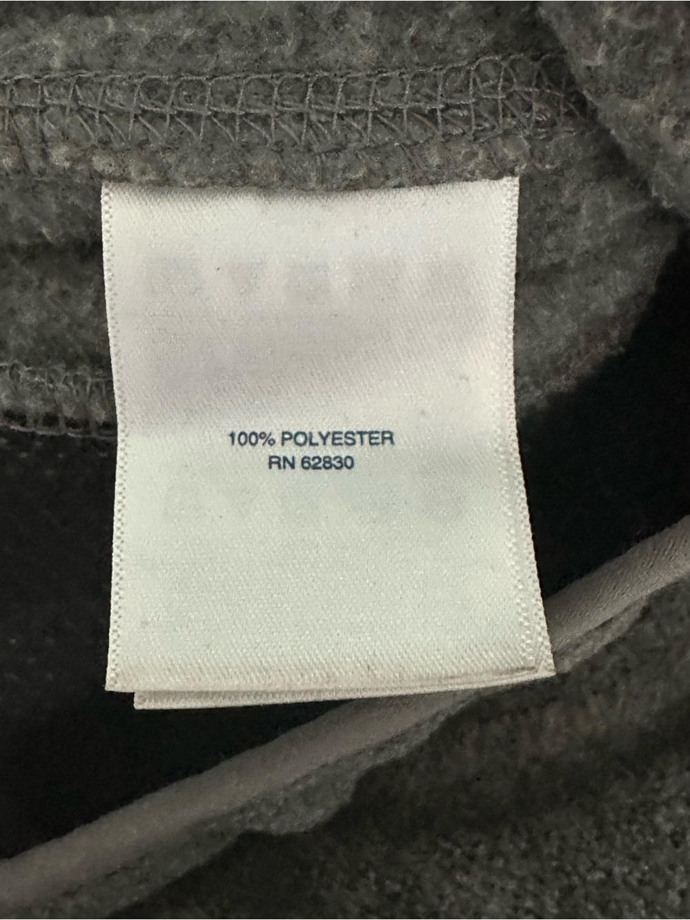Lands’ End Men's Vest Fleece Full Zip Sleeveless 3 Pocket Size XXLT (50-52) GRAY - Picture 5 of 6